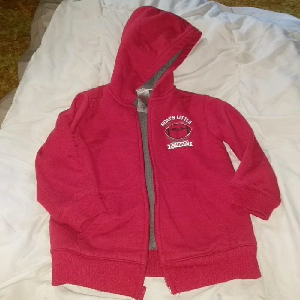 Zip up fleece hoodie